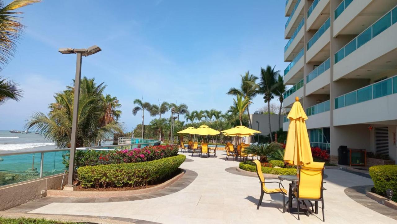 Acogedor Departamento Con Playa Privada Apartamento Salinas  Exterior foto