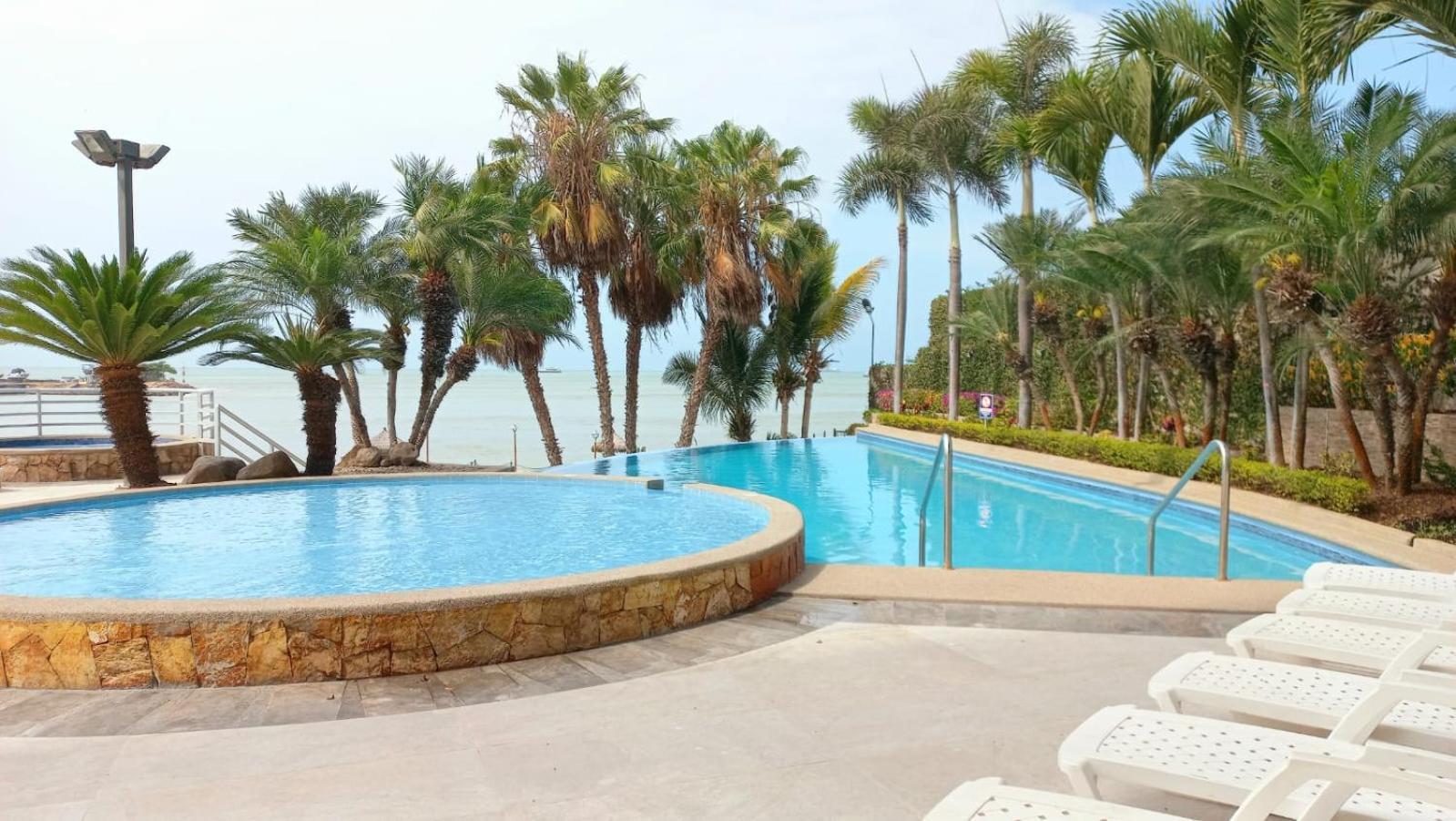 Acogedor Departamento Con Playa Privada Apartamento Salinas  Exterior foto
